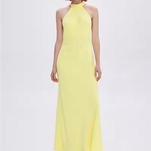 Yellow Halter Dress